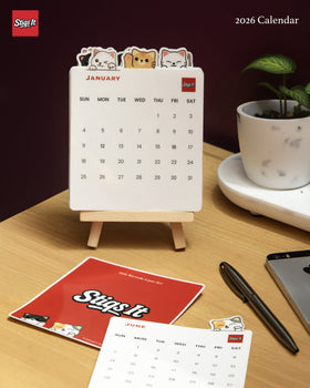 Stiqs It 2026 Cat Theme Calendar