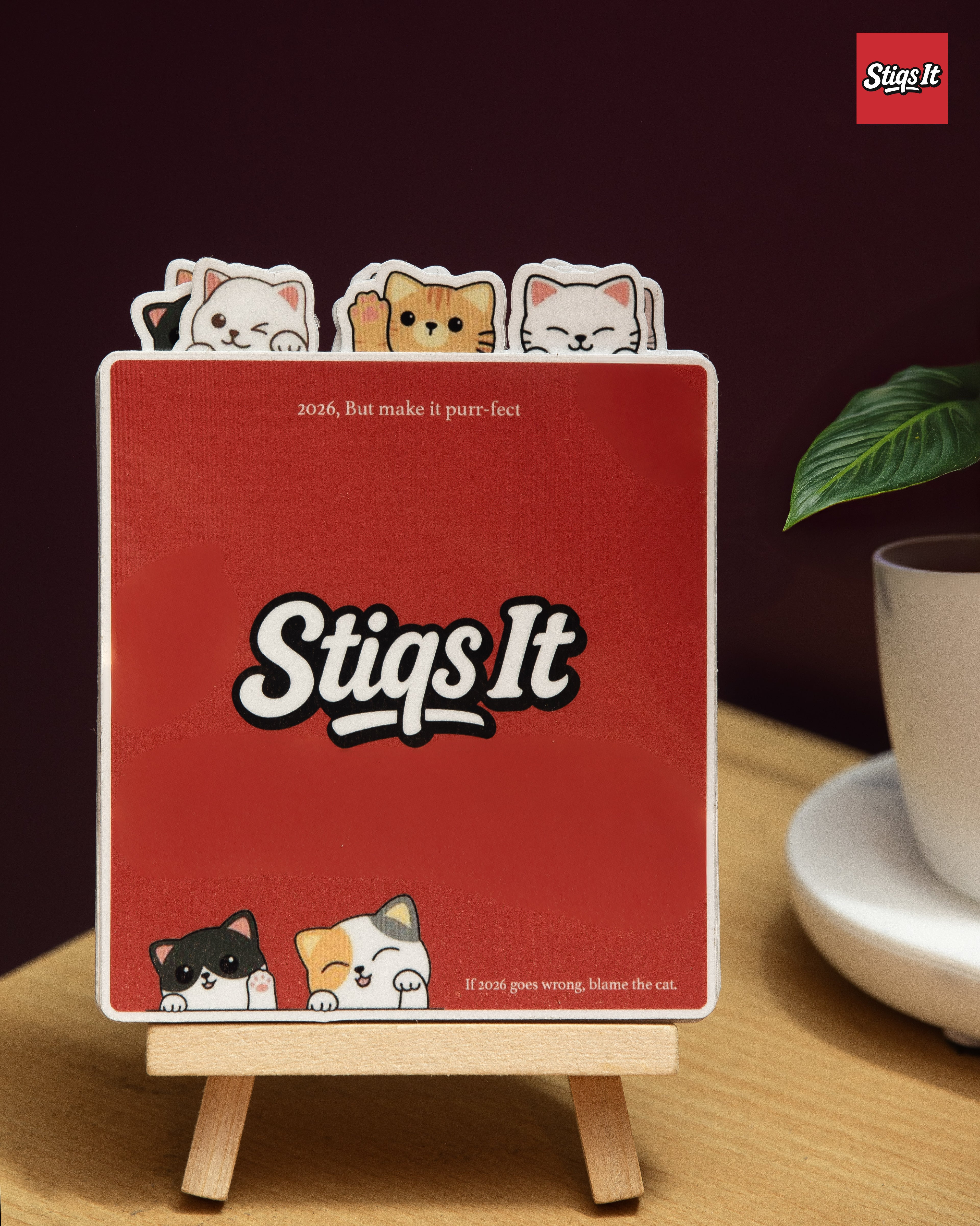 Stiqs It 2026 Cat Theme Calendar