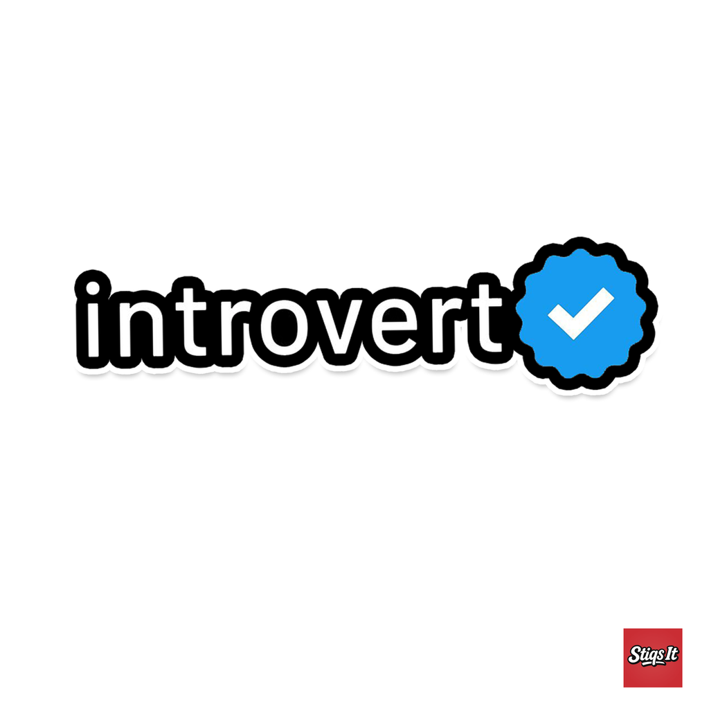 Introvert Sticker