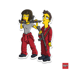 Springfield Heist Sticker
