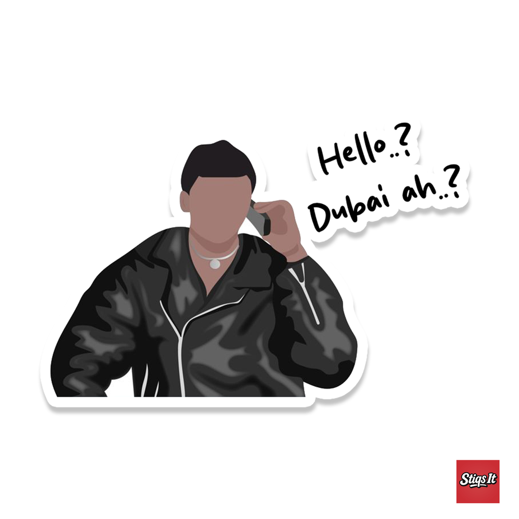 Hello Dubai ah. Sticker