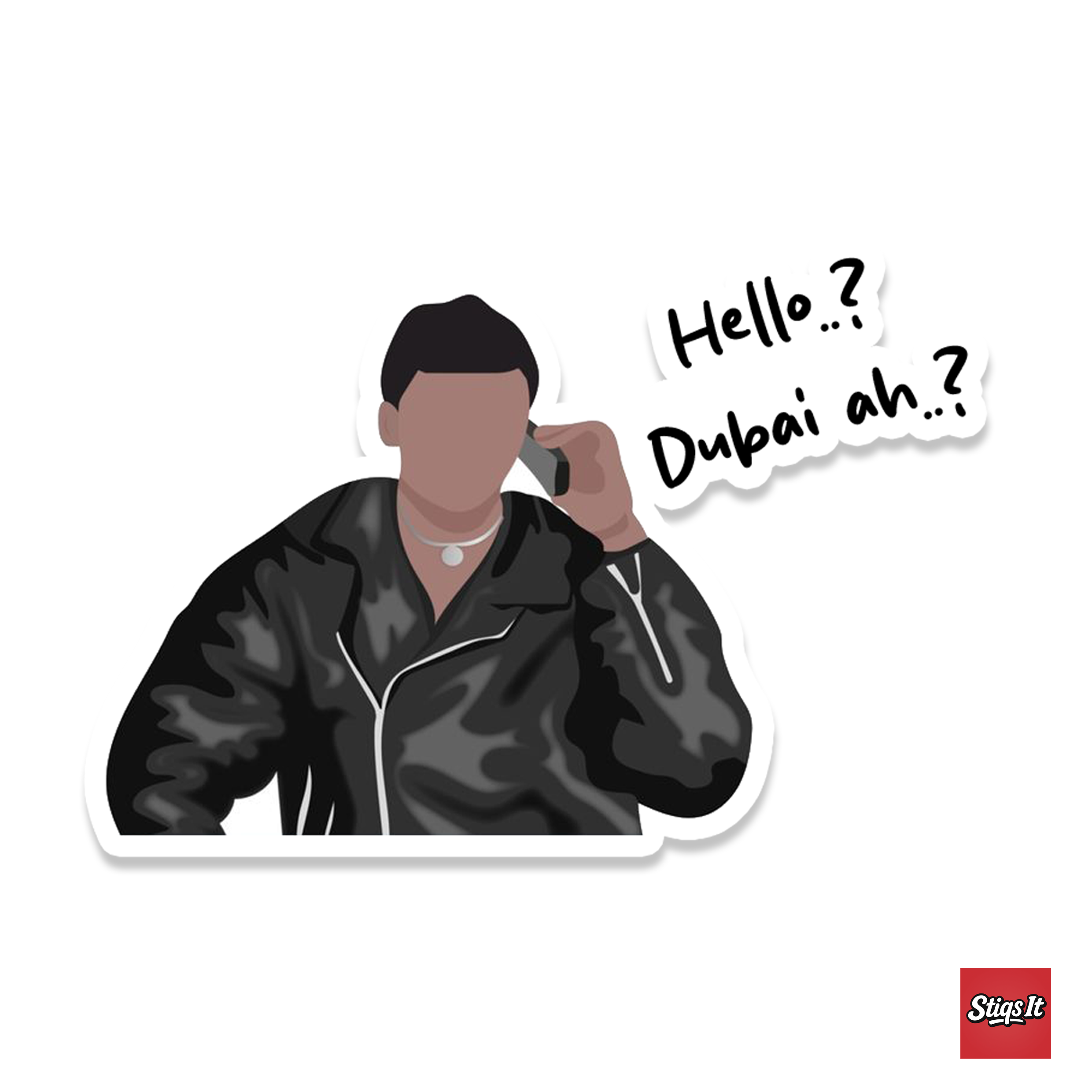 Hello Dubai ah. Sticker