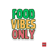 Food vibes only Sticker - thumbnail 1