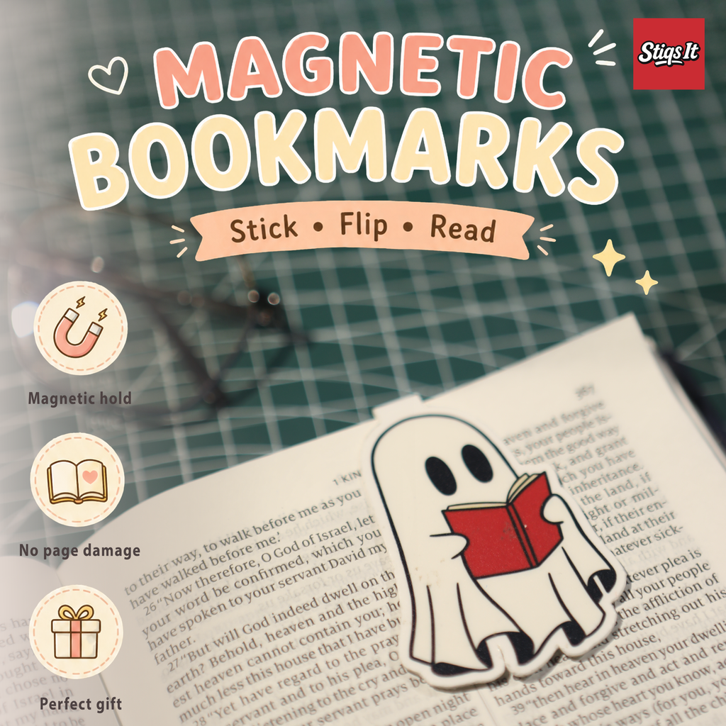 Ghost Reader Magnetic Bookmark