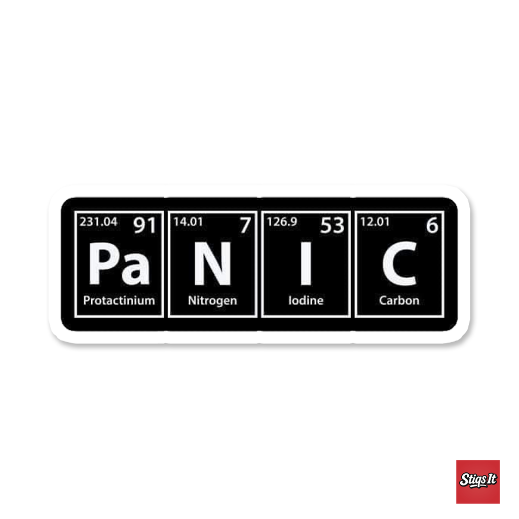 Panic Sticker