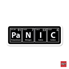 Panic Sticker