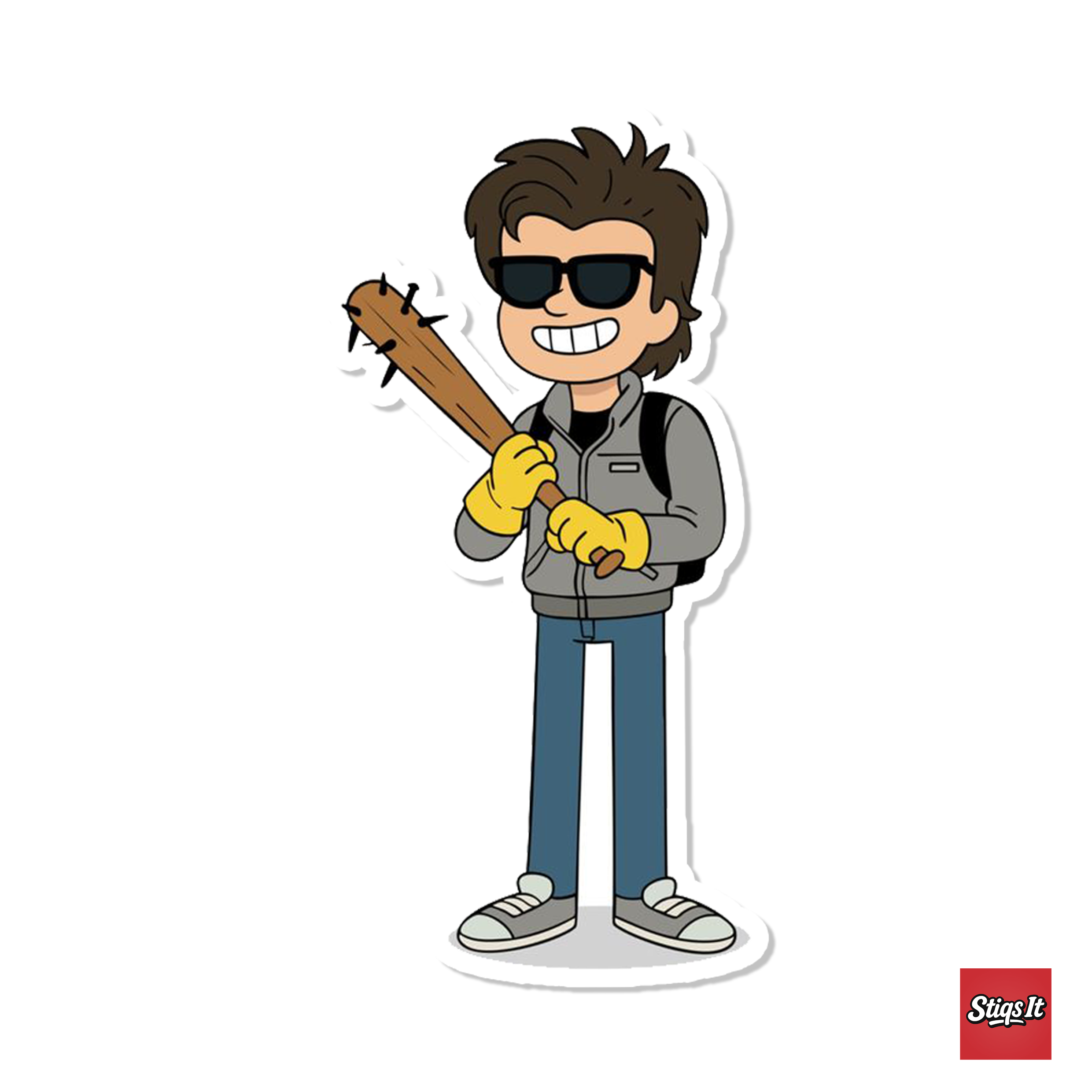 Rebel Bat Sticker