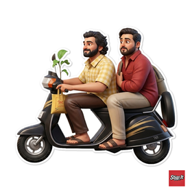 Meiyazhagan Scooter Sticker