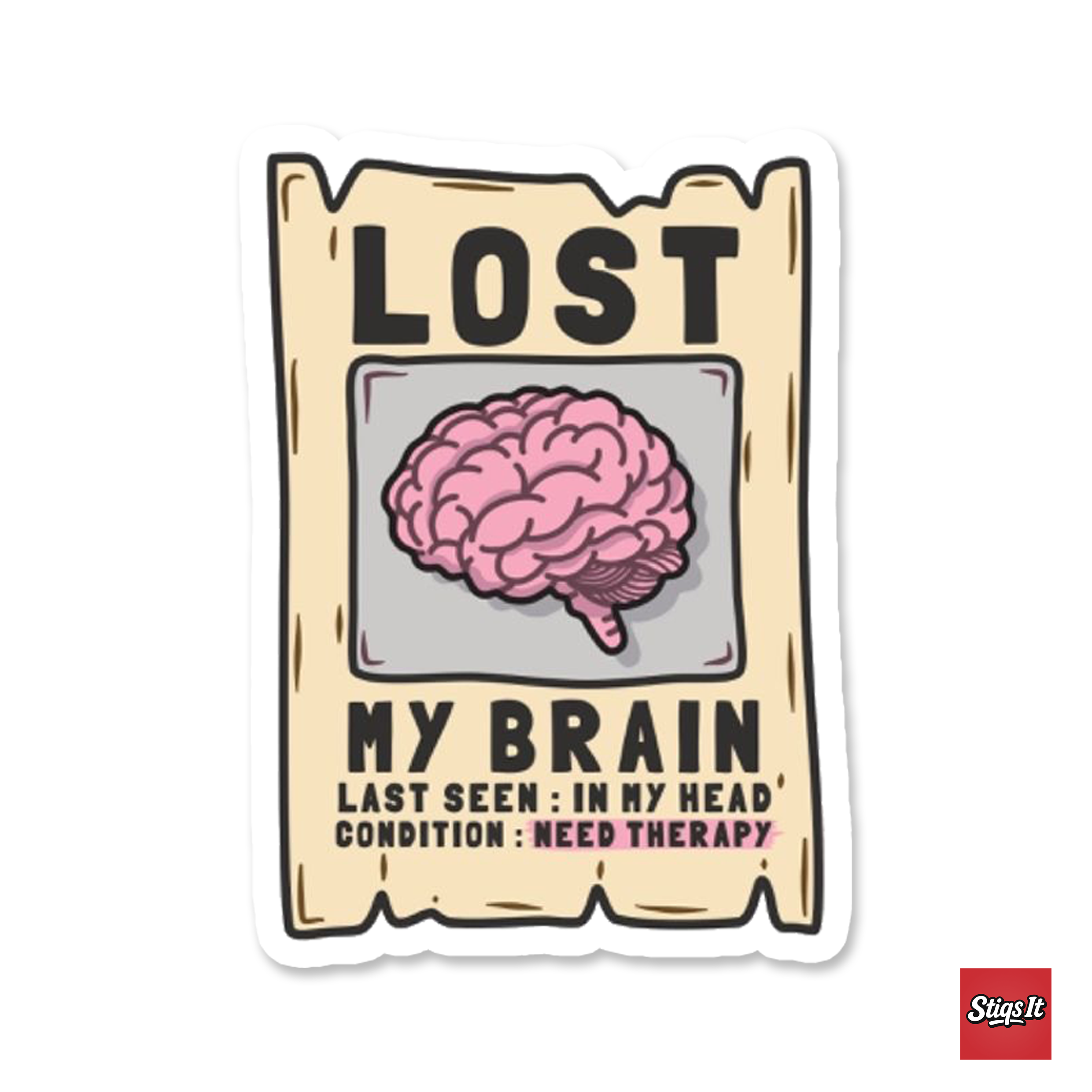 Lost Sticker