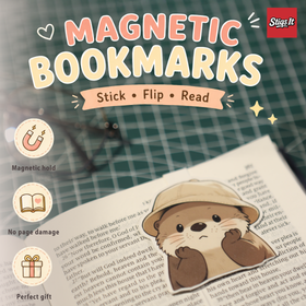 Otterly Yours MAgnetic Bookmark