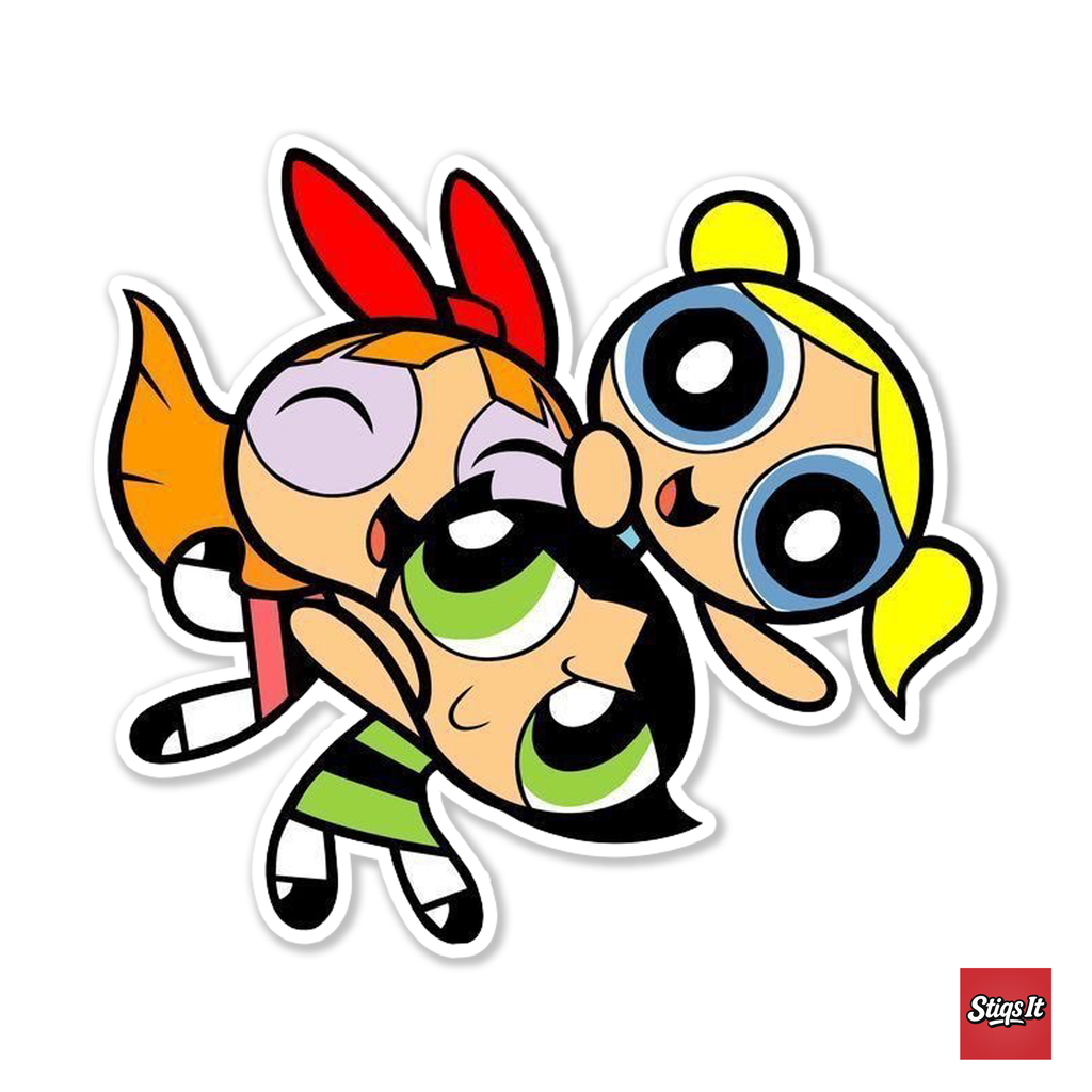 Tripple Trouble Girls Sticker