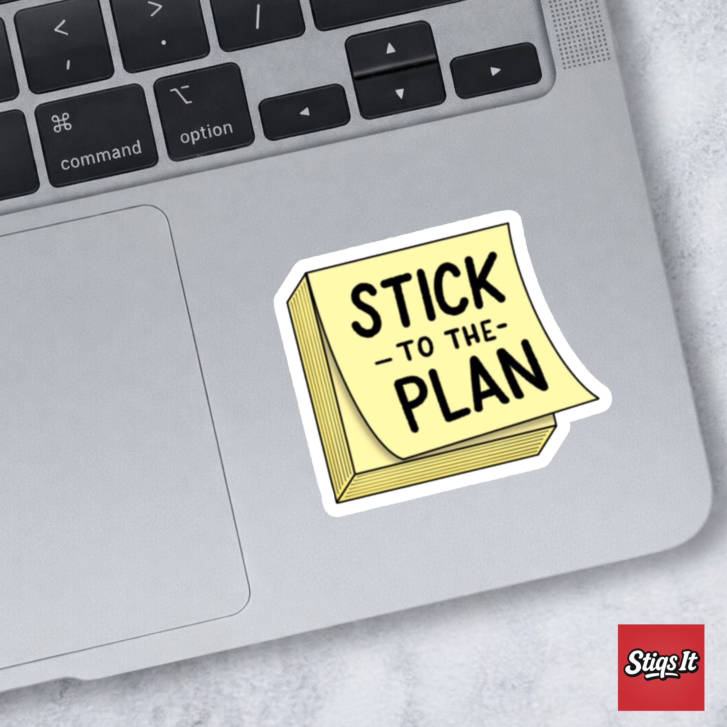 Stick to the Plan Sticker
