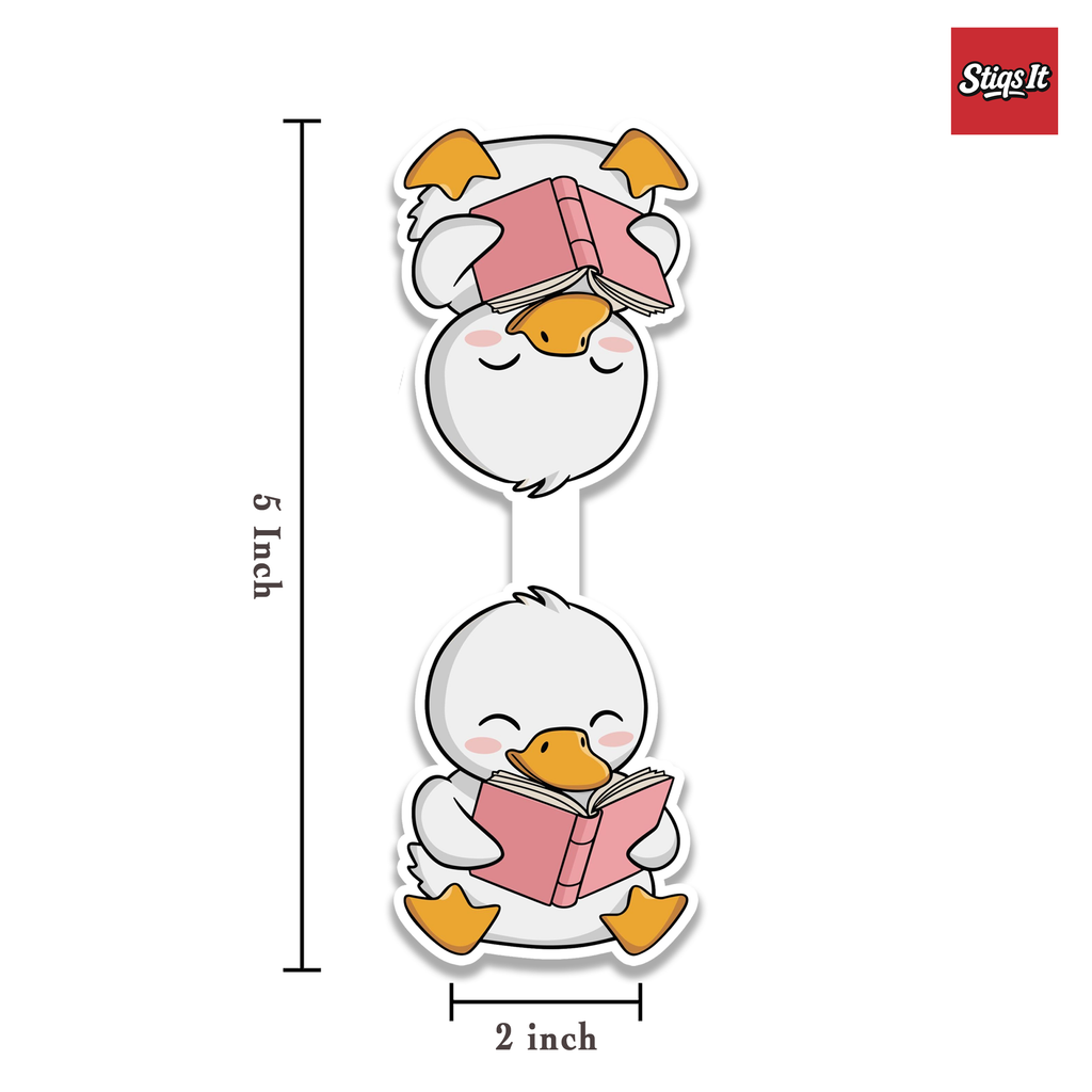 Quack Reads Magnetic Bookmark