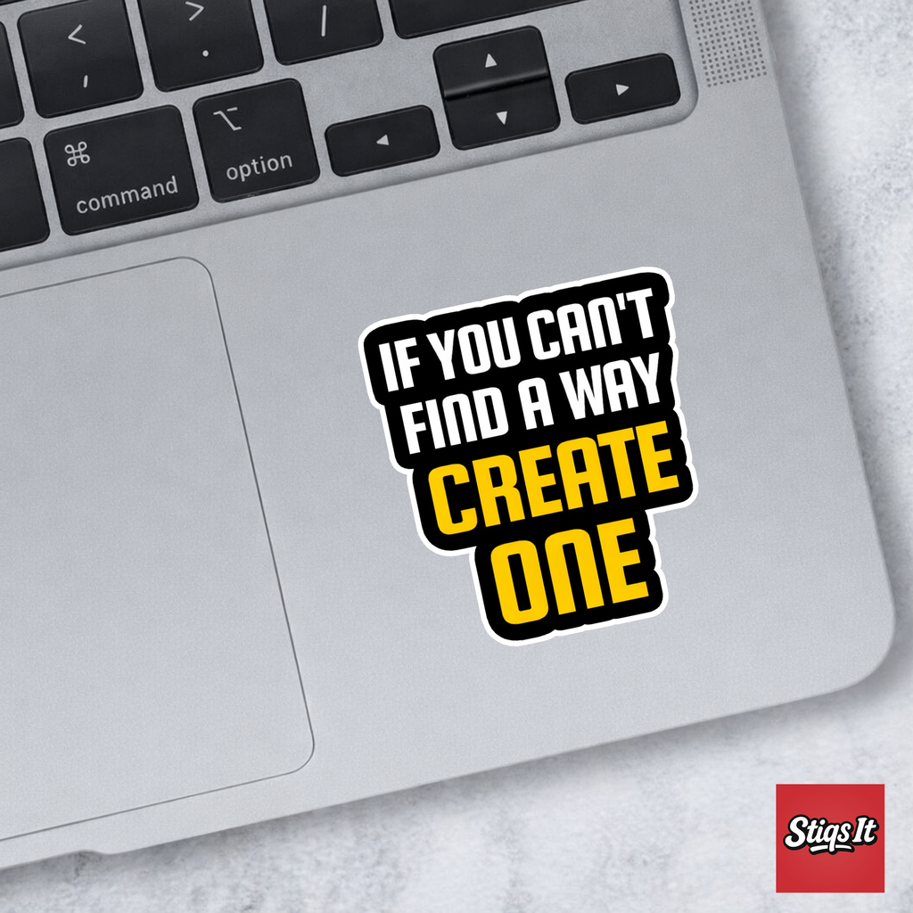 If you cant find a way create on Sticker