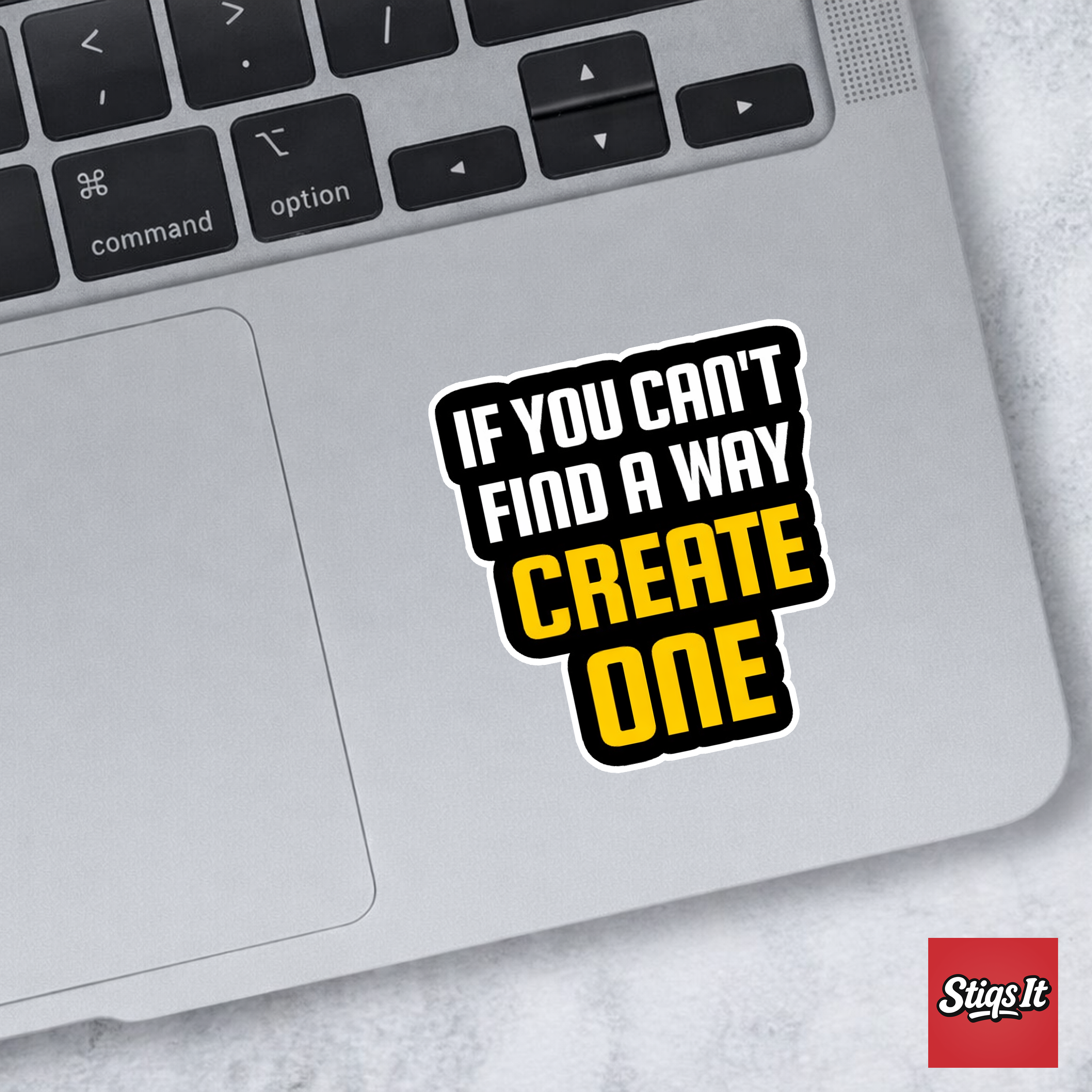 If you cant find a way create on Sticker