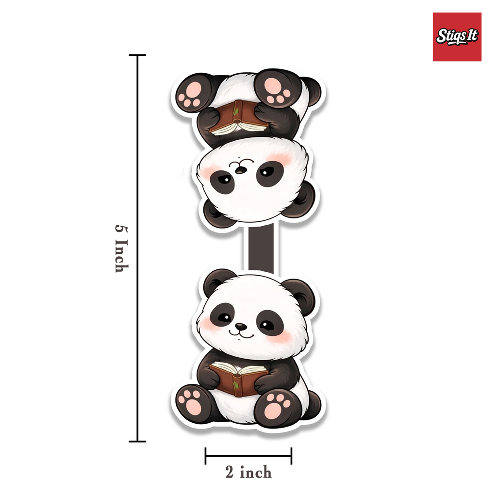Booksy Panda Magnetic Bookmark