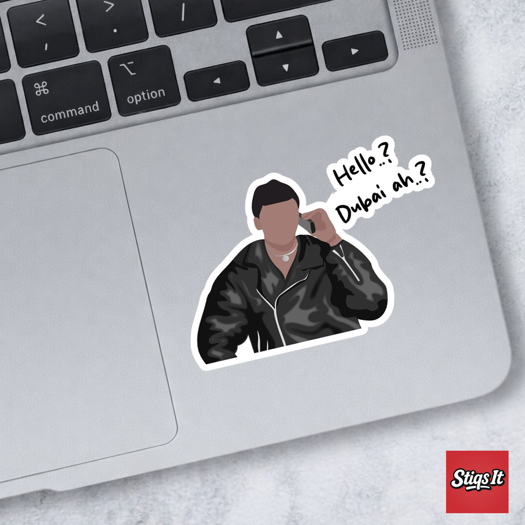 Hello Dubai ah. Sticker