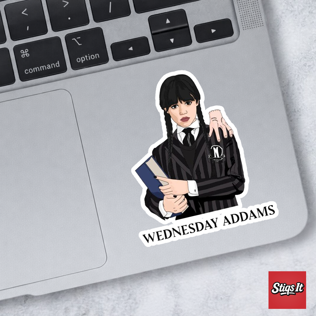 Wednesday Addams Sricker
