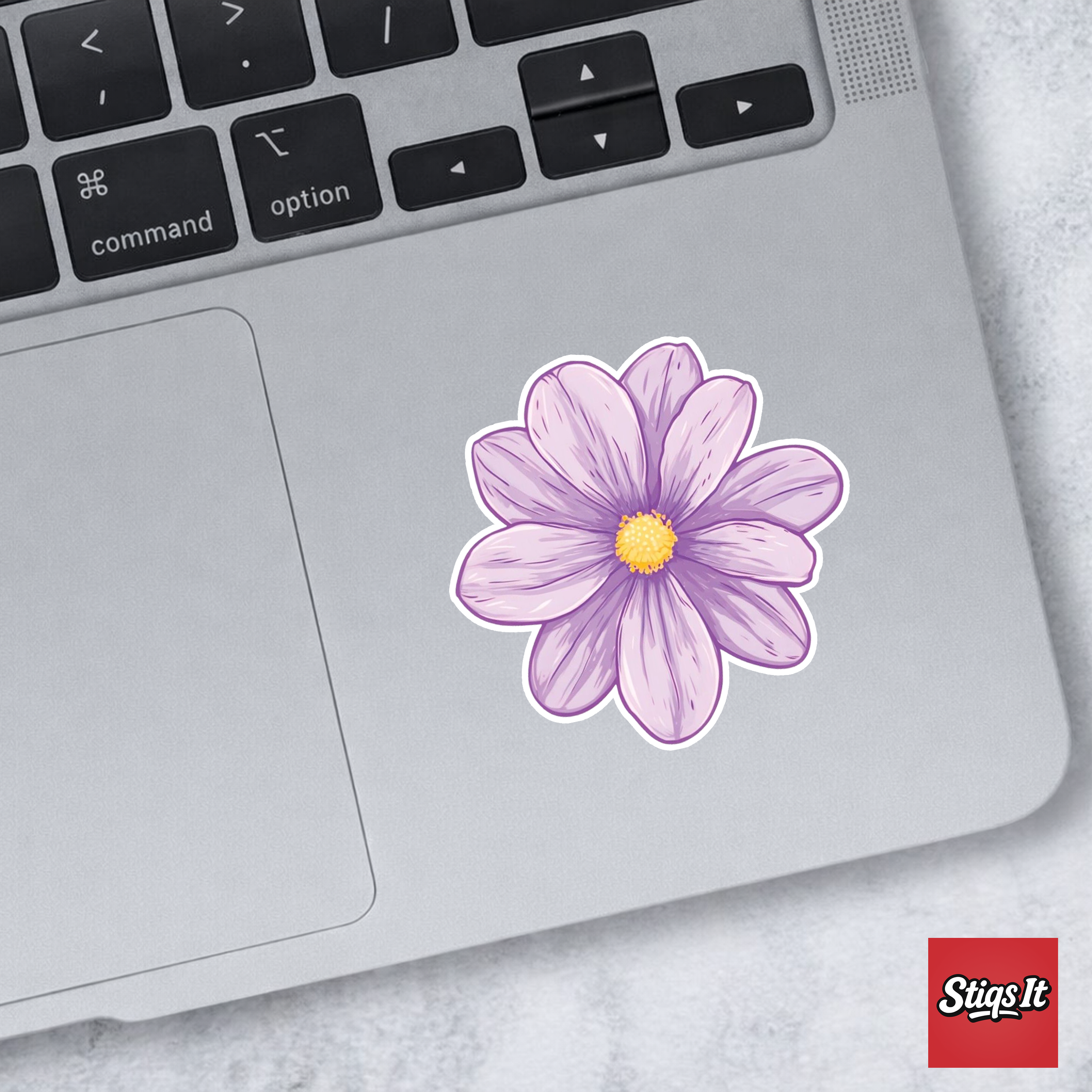 Purple Flower Sticker