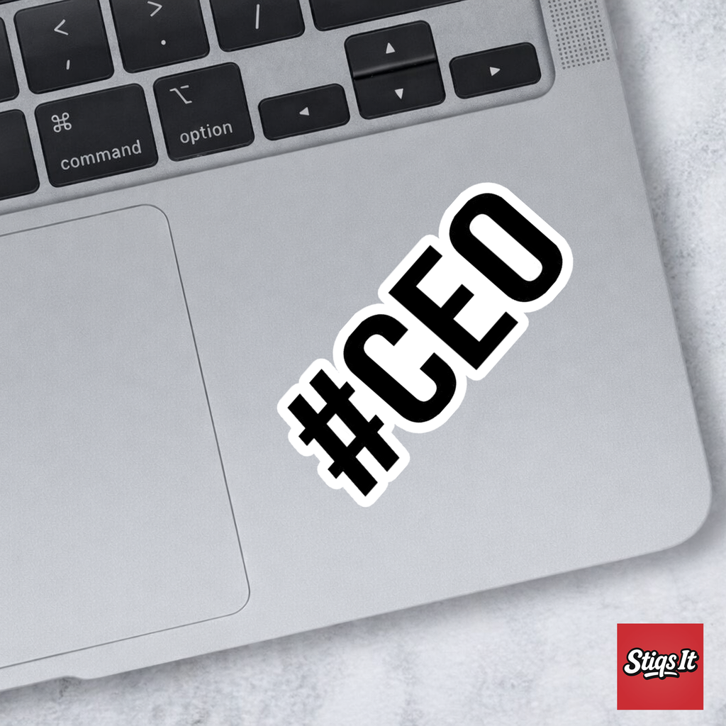 Hashtag CEO Sticker