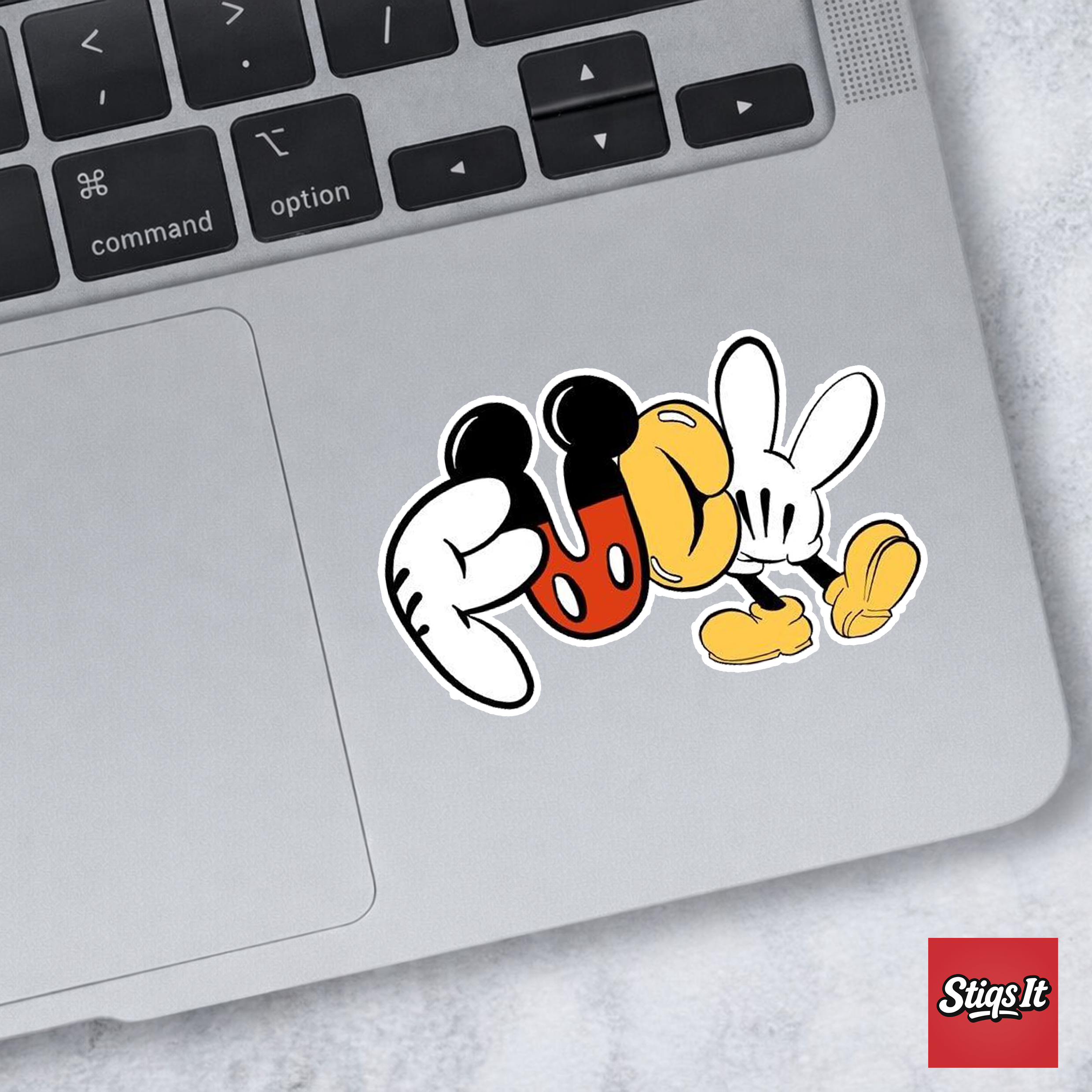 Cartoon Chaos Fuck Sticker