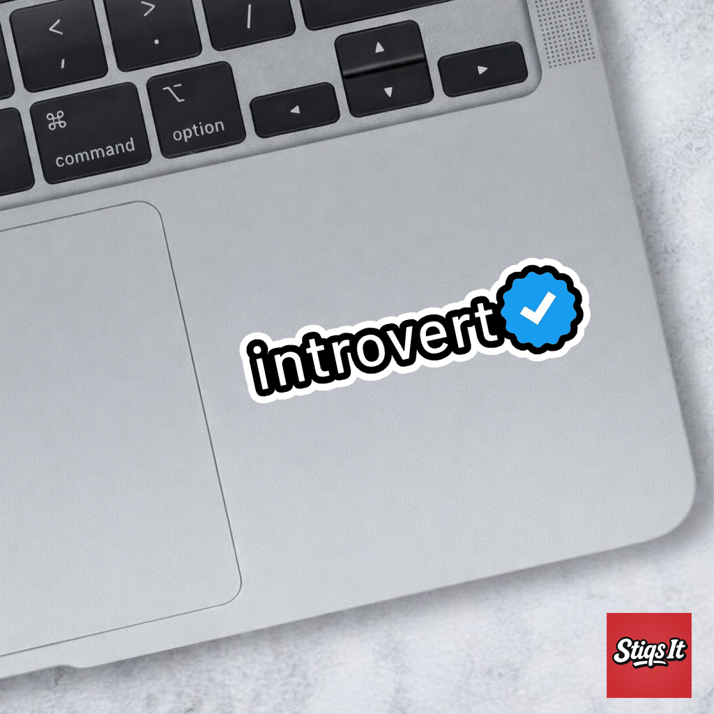 Introvert Sticker