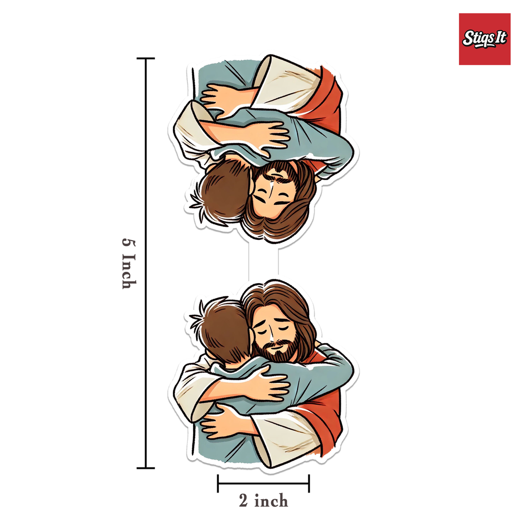 Peace in His Arms Magnetic Bookmark