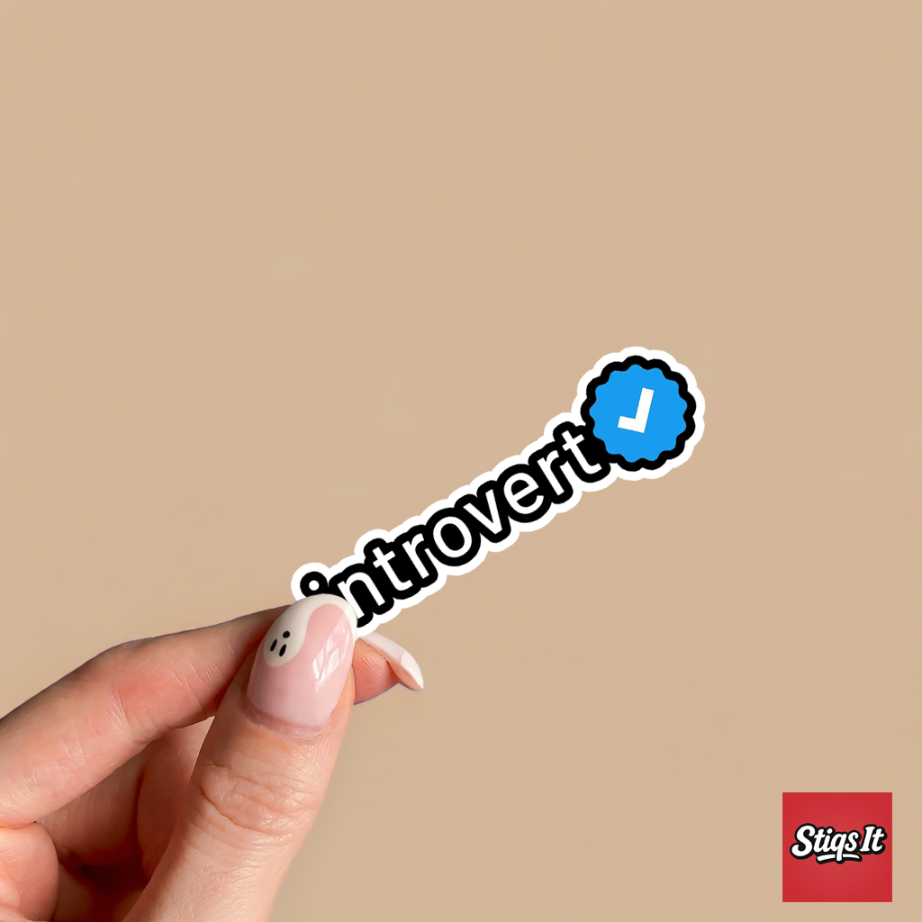 Introvert Sticker