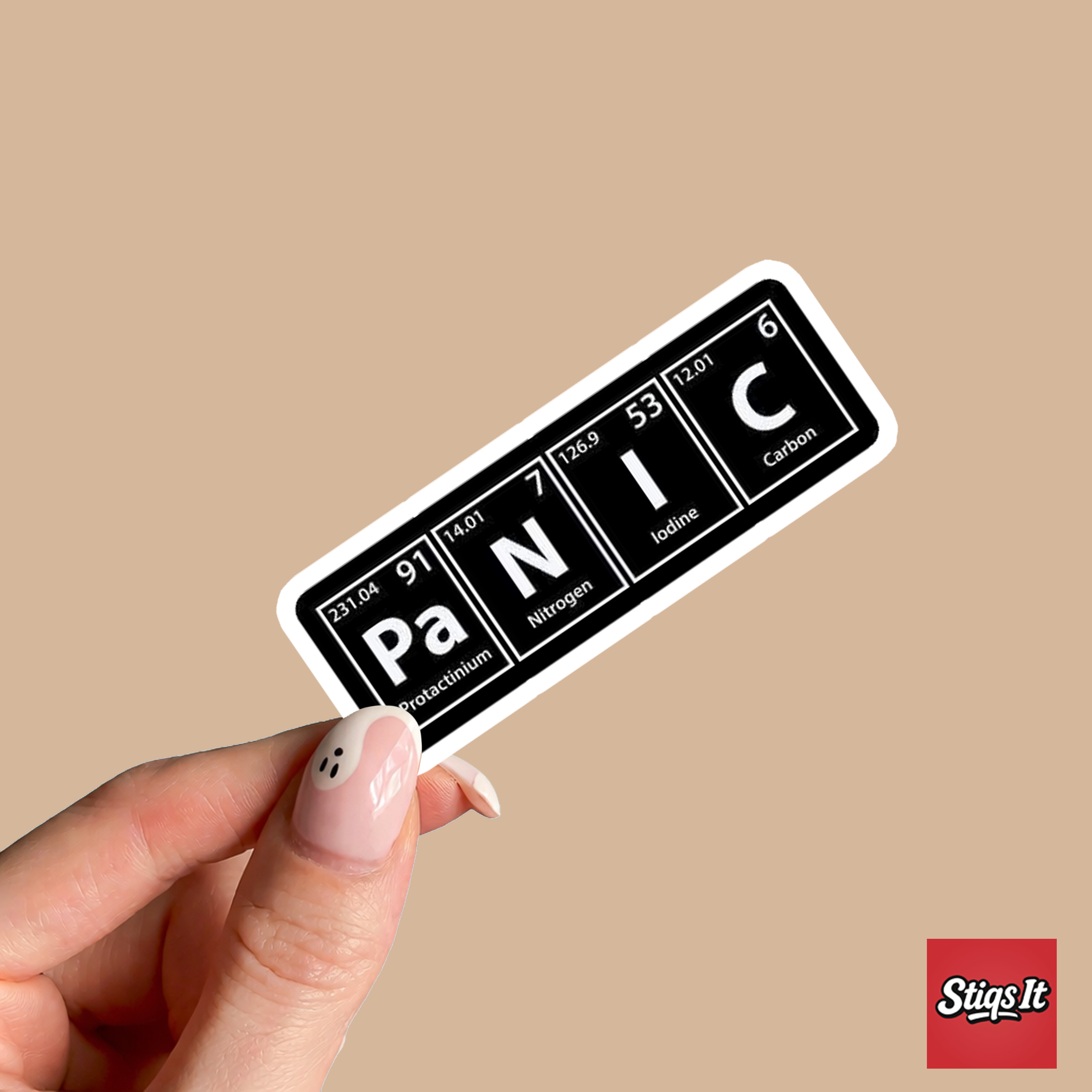 Panic Sticker