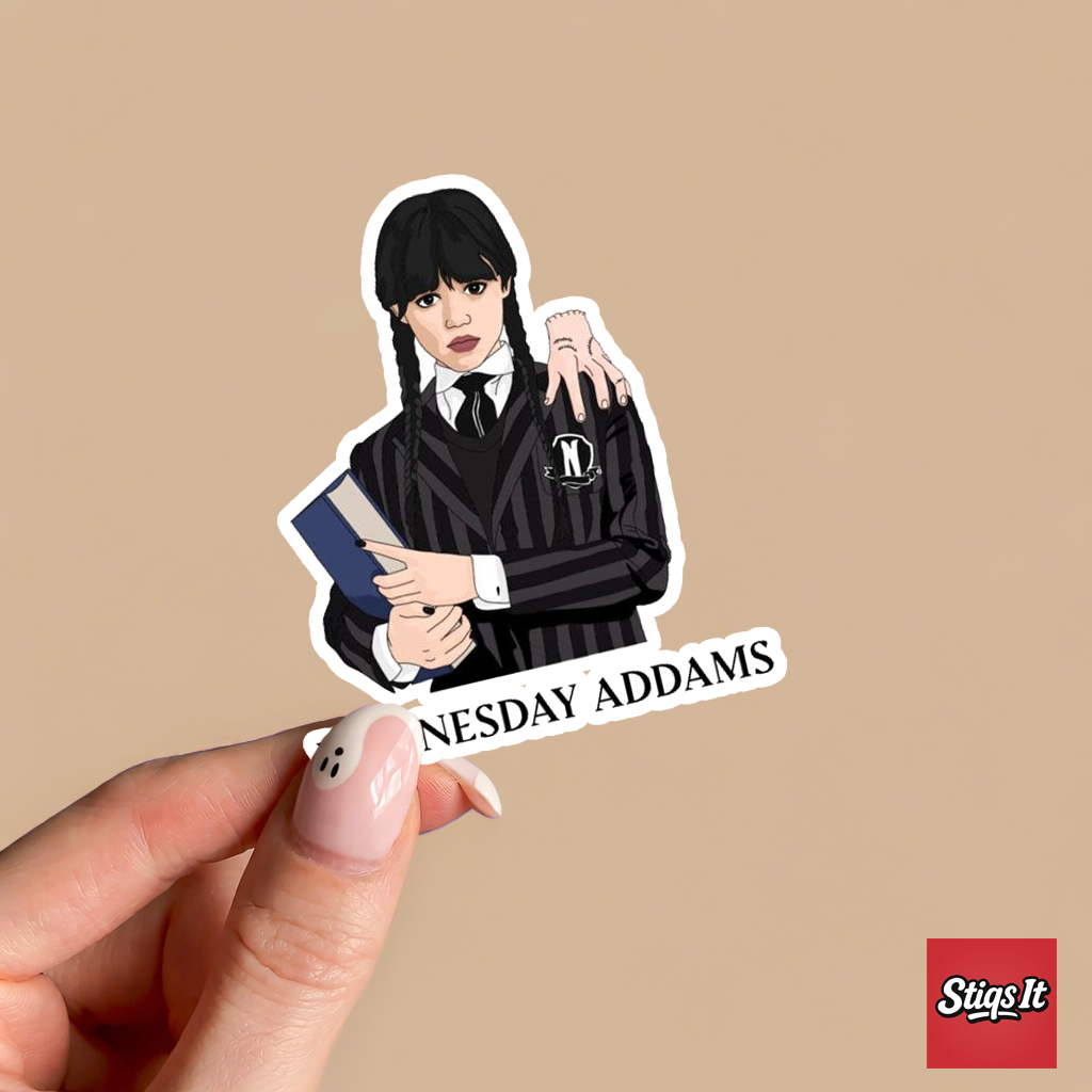 Wednesday Addams Sricker