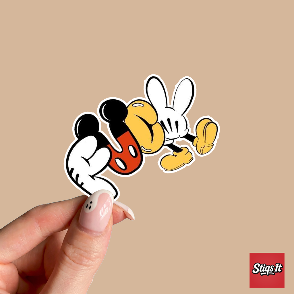 Cartoon Chaos Fuck Sticker