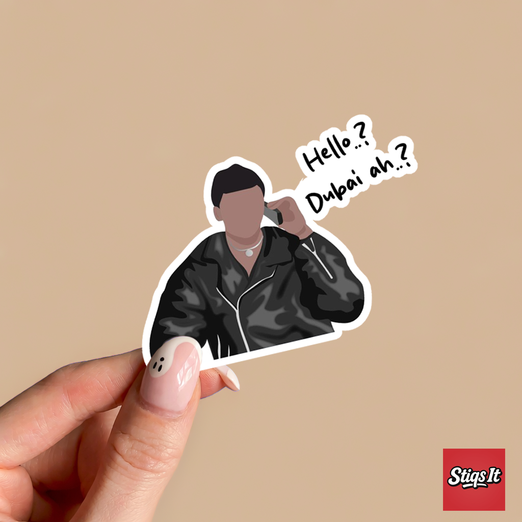 Hello Dubai ah. Sticker