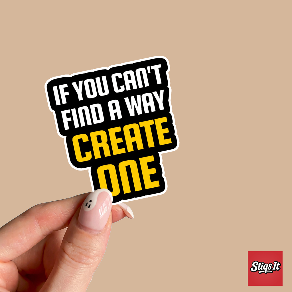 If you cant find a way create on Sticker