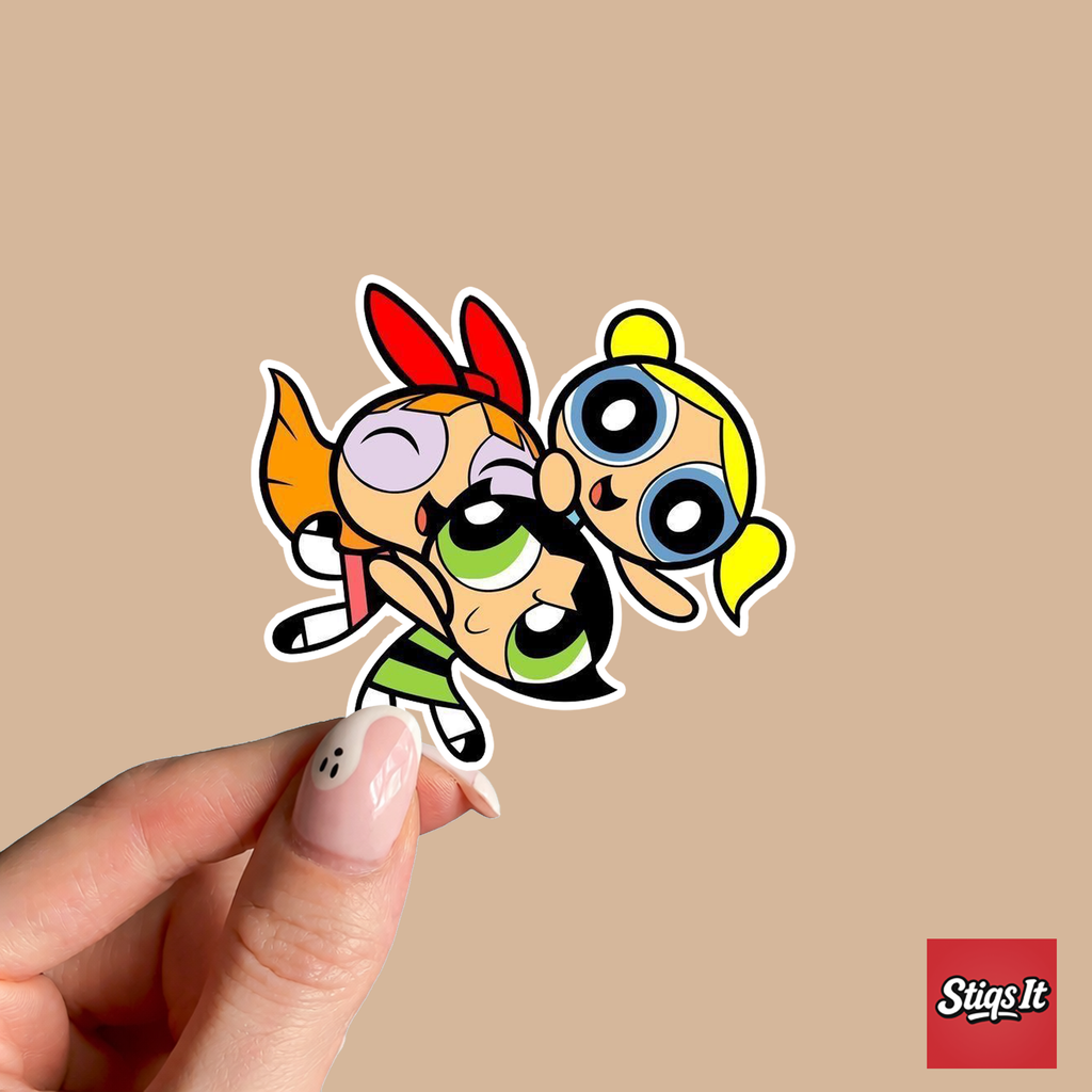 Tripple Trouble Girls Sticker