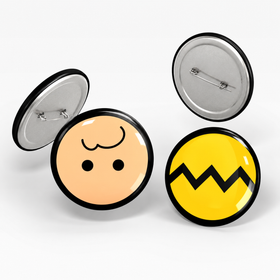 Charlie Brown Badge Set of 2