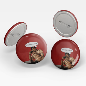 Littles Busises Ha Irukean Pin Badge