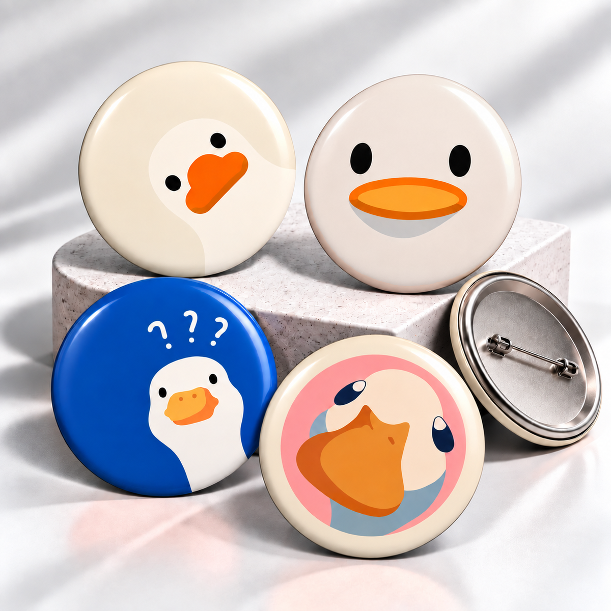 Quack Badge  Set of 4