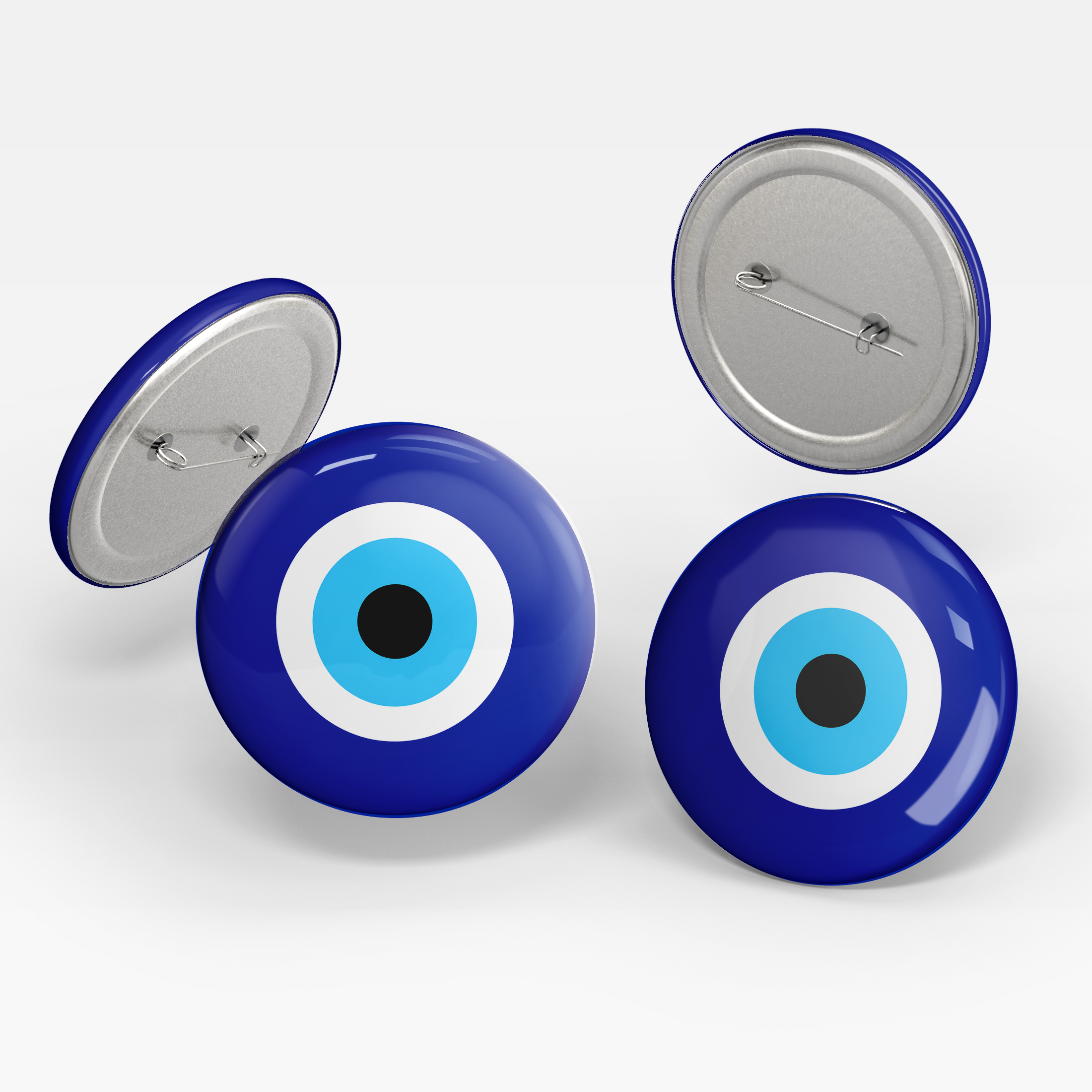 Evil Eye Pin Badge